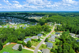 An aerial view of Owens Cross, Alabama